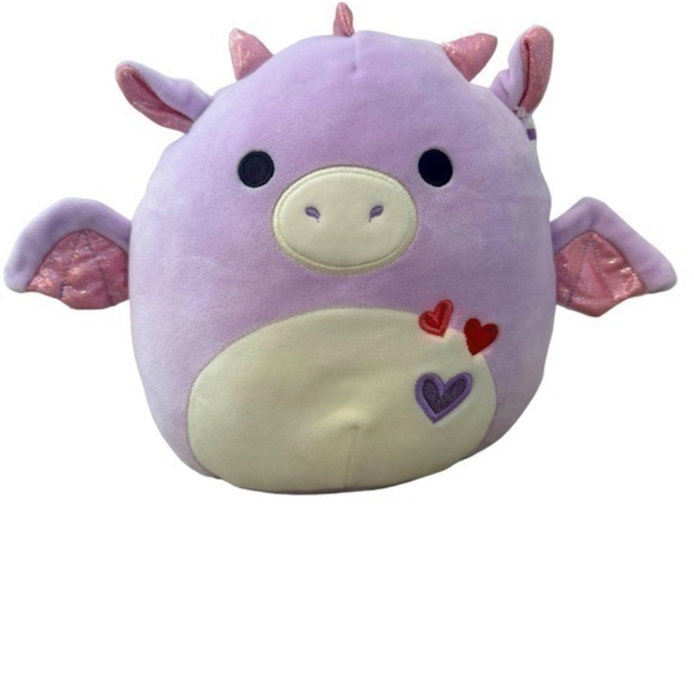 SQUISHMALLOW Dina the dinosaur 8 inch plush. Clean, like new